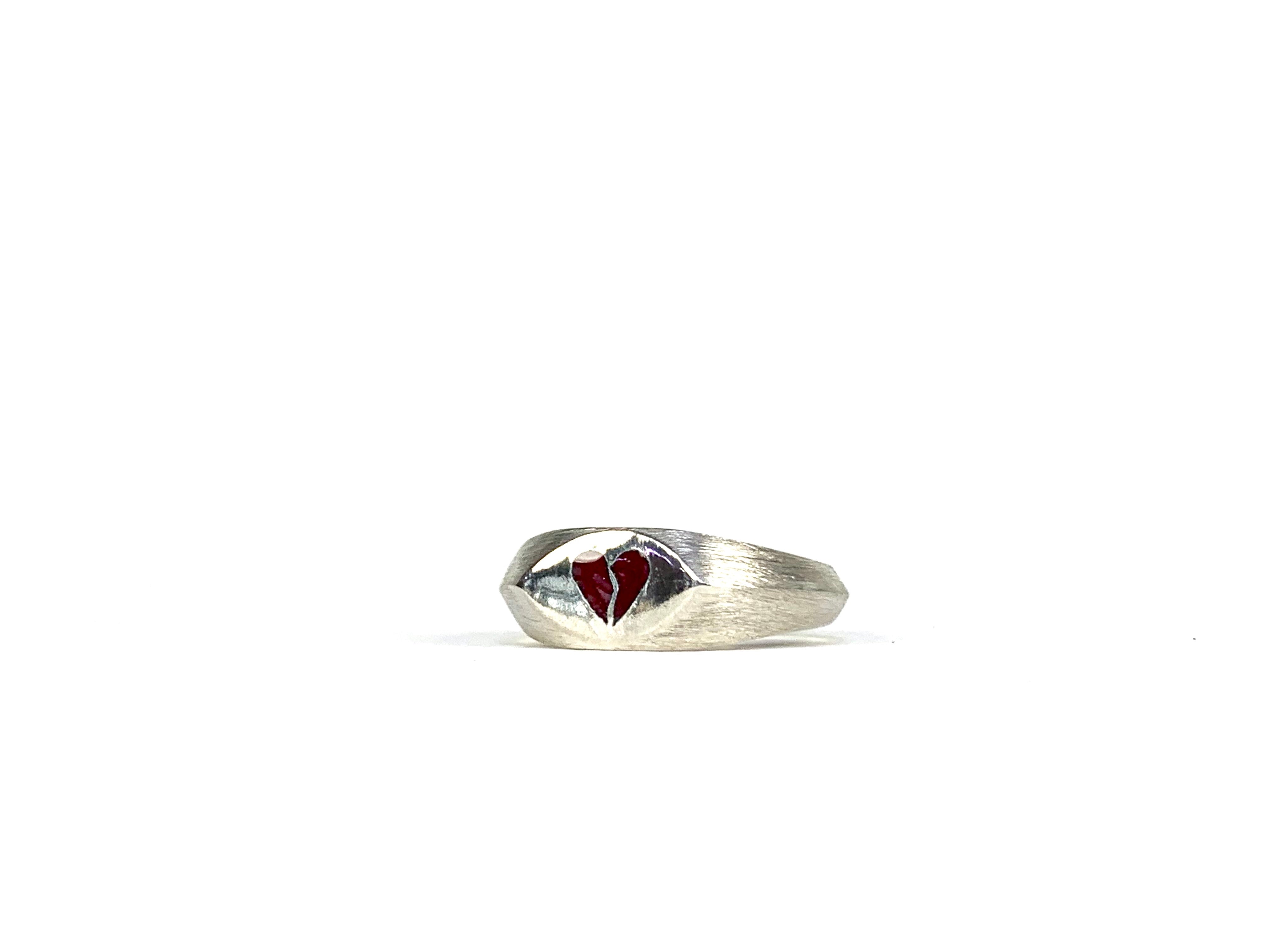 Broken heart ring **Available at Circle Craft in the Net Loft (1-1666 Johnston st Granville Island Vancouver